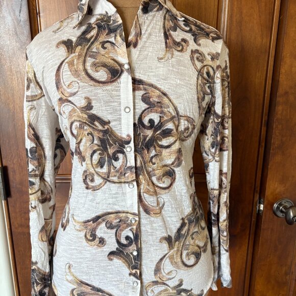 David Cline Crushed Roll-Up Button Up Shirt - Picture 1 of 4